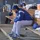 Dodgers ace Clayton Kershaw after last season’s Game 5 debacle, another one of his horrid postseason performances.